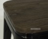 Picture of [FLOOR MODEL CLEARANCE] TOLIX Replica Bar Stool H76 with Rustic Elm Seat - Black