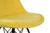 Picture of [FLOOR MODEL CLEARANCE] GAZEL Velvet Dining Chair - Yellow