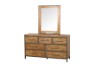Picture of [FLOOR MODEL CLEARANCE] KANSAS 7-Drawer Dresser with Mirror - Mirror Only