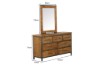 Picture of [FLOOR MODEL CLEARANCE] KANSAS 7-Drawer Dresser with Mirror - Mirror Only