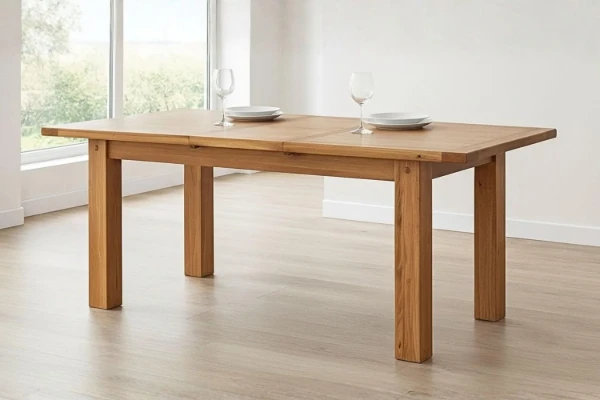 Picture of [FLOOR MODEL CLEARANCE] WESTMINSTER  Solid Oak 150-200 Extension Dining Table