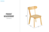 Picture of RONDO Louis Style Solid Wood Dining Chair (45x48x78)