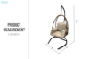 Picture of NESTLE Outdoor Hanging Egg Chair in Brown