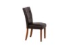 Picture of [FLOOR MODEL CLEARANCE] SOMMERFORD Tufted PU Leather Dining Chair (Dark Brown) - Single