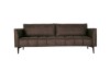 Picture of [FLOOR MODEL CLEARANCE] BARTLET 3 Seater Chocolate Air Leather Sofa