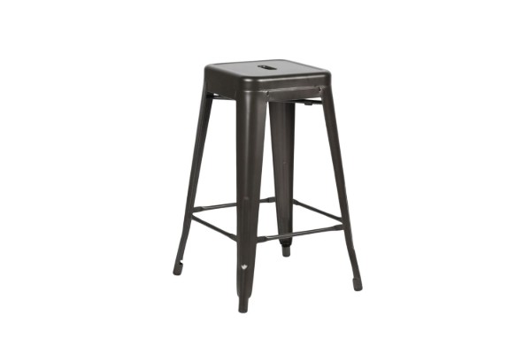 Picture of [FLOOR MODEL CLEARANCE] TOLIX Replica Bar Stool Seat H75 - Gun