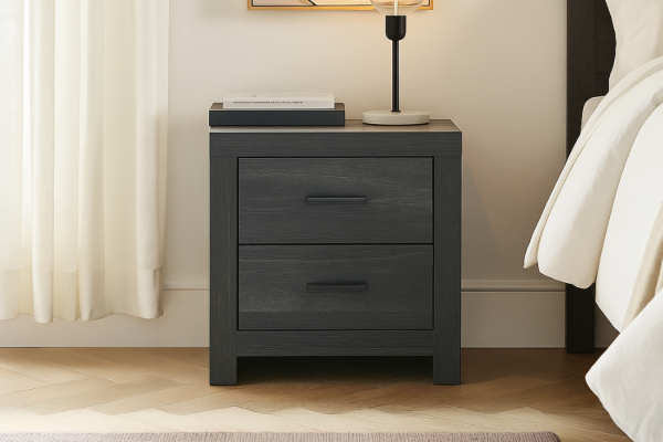 Picture of [FLOOR MODEL CLEARANCE] HAIDEN 2-Drawer Bedside Table
