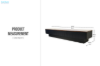 Picture of [FLOOR MODEL CLEARANCE] ELENA 220 3-Drawer TV Unit