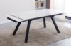 Picture of [FLOOR MODEL CLEARANCE]  DALTON 1.8M-2.4M Extension Matte Sintered Stone Top Dining Table