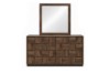 Picture of MERIDIAN 8-Drawer Dresser with 3D Panel Design & Beveled Mirror