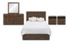 Picture of MERIDIAN 4PC/5PC/6PC Bedroom Combo Set in Queen Size with 3D Panel Design