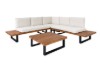 Picture of LASKA Sectional Solid Acacia Outdoor Lounge Sofa Set