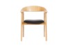Picture of JULIAN Solid White Oak Frame Armchair - 2 Chairs in 1 Carton