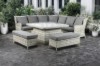 Picture of [FLOOR MODEL CLEARANCE] BARCELONA 6PC Sectional Outdoor Lounge & Dining Sofa Set (Gas Lift Table)