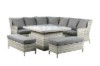 Picture of [FLOOR MODEL CLEARANCE] BARCELONA 6PC Sectional Outdoor Lounge & Dining Sofa Set (Gas Lift Table)