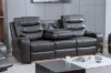 Picture of [FLOOR MODEL CLEARANCE] LAKELAND 3-Seater Manual Reclining Sofa with Drop-Down Cup Holders & Pop-Up Socket