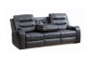 Picture of [FLOOR MODEL CLEARANCE] LAKELAND 3-Seater Manual Reclining Sofa with Drop-Down Cup Holders & Pop-Up Socket