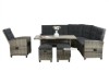 Picture of [FLOOR MODEL CLEARANCE] MARBELLA Corner Outdoor Dining Set with Reclining Seat