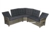 Picture of [FLOOR MODEL CLEARANCE] MARBELLA Corner Outdoor Dining Set with Reclining Seat