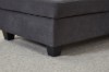 Picture of [FLOOR MODEL CLEARANCE]NEBULA Premium Sectional Sofa with Storage Ottoman - Chaise Facing Left (Dark Grey)