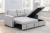 Picture of [FLOOR MODEL CLEARANCE]  HARTFIELD Reversible Corner Sofa/Sofa Bed with Storage (Grey)