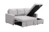 Picture of [FLOOR MODEL CLEARANCE]  HARTFIELD Reversible Corner Sofa/Sofa Bed with Storage (Grey)