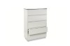 Picture of [FLOOR MODEL CLEARANCE]  LINAS 5-Drawer Engineered Stone Top Tallboy