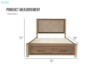 Picture of [FLOOR MODEL CLEARANCE] MERMAID Upholstered Bed Frame with Storage in Queen Size