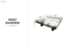 Picture of [FLOOR MODEL CLEARANCE] LUCIANO 100 Microcrystalline Stone Top Square Coffee Table (Light)