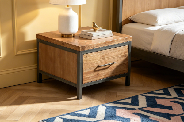 Picture of [FLOOR MODEL CLEARANCE]  KANSAS Acacia Wood Side Table