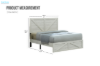 Picture of [FLOOR MODEL CLEARANCE]  ASHLEY Queen Size Bed Frame