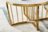 Picture of [FLOOR MODEL CLEARANCE] MONTROSE D60 Marble Top with Golden Legs Side Table