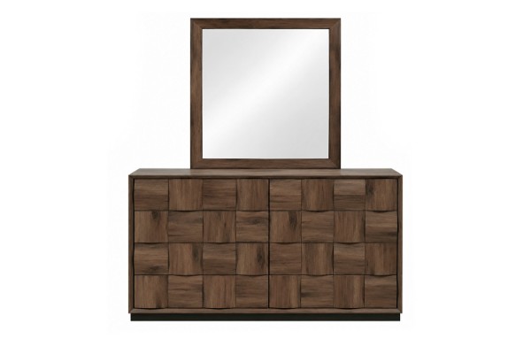 Picture of MERIDIAN 8-Drawer Dresser with 3D Panel Design & Mirror