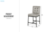 Picture of [FLOOR MODEL CLEARANCE]  LENTO Bar Chair