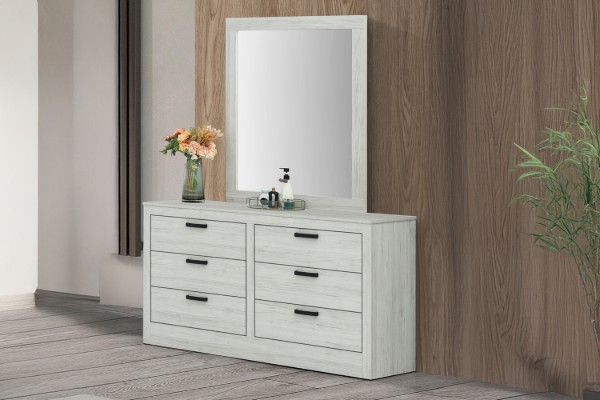 Picture of [FLOOR MODEL CLEARANCE] ASHLEY 6-Drawer Ready-made Dresser with Mirror