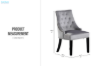 Picture of [FLOOR MODEL CLEARANCE]  TOGA High Back Dining Chair (Grey)