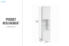 Picture of [FLOOR MODEL CLEARANCE] CURIO 1-Door Display Cabinet with LED Lighting