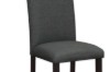 Picture of [FLOOR MODEL CLEARANCE] SERENO High Back Fabric Dining Chair (Charcoal Grey) - Each
