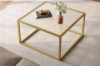 Picture of [FLOOR MODEL CLEARANCE]  TOBAGO 68 Square Ribbed Tempered Glass Coffee Table