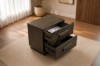 Picture of RIDHELINE Genuine Wood Veneer 2-Drawer Bedside Table