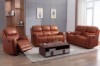 Picture of [FLOOR MODEL CLEARANCE]  HARRY 2-Seater Air Leather Manual Reclining Sofa with Cup Holders and Storage