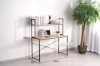 Picture of [FLOOR MODEL CLEARANCE]  HENMAN 120 Work Desk with Top Shelf (Black)