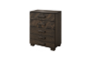 Picture of RIDHELINE Genuine Wood Veneer Bedroom Combo Set - 4PC Super King