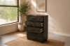 Picture of RIDHELINE Genuine Wood Veneer Bedroom Combo Set - 6PC Super King