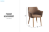 Picture of NORDEN Dining Chair (Smoky Brown)