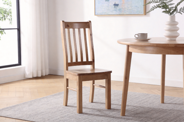 Picture of [FLOOR MODEL CLEARANCE] FRANCO Solid NZ Pine Wood Dining Chair