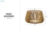 Picture of [FLOOR MODEL CLEARANCE]JILLIAN Mango Wood Round Coffee Table