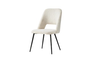 Picture of LIVIA Teddy Fabric Dining Chair (Off White) - Each