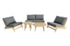Picture of COASTAL 5PC Solid Acacia Wood Outdoor Lounge Set