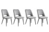 Picture of LIVIA Polyester Fabric Dining Chair (Grey)